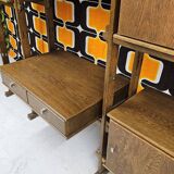 Vintage modular furniture 1970" library desk