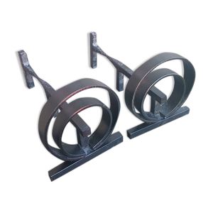 paire de chenets cheminée