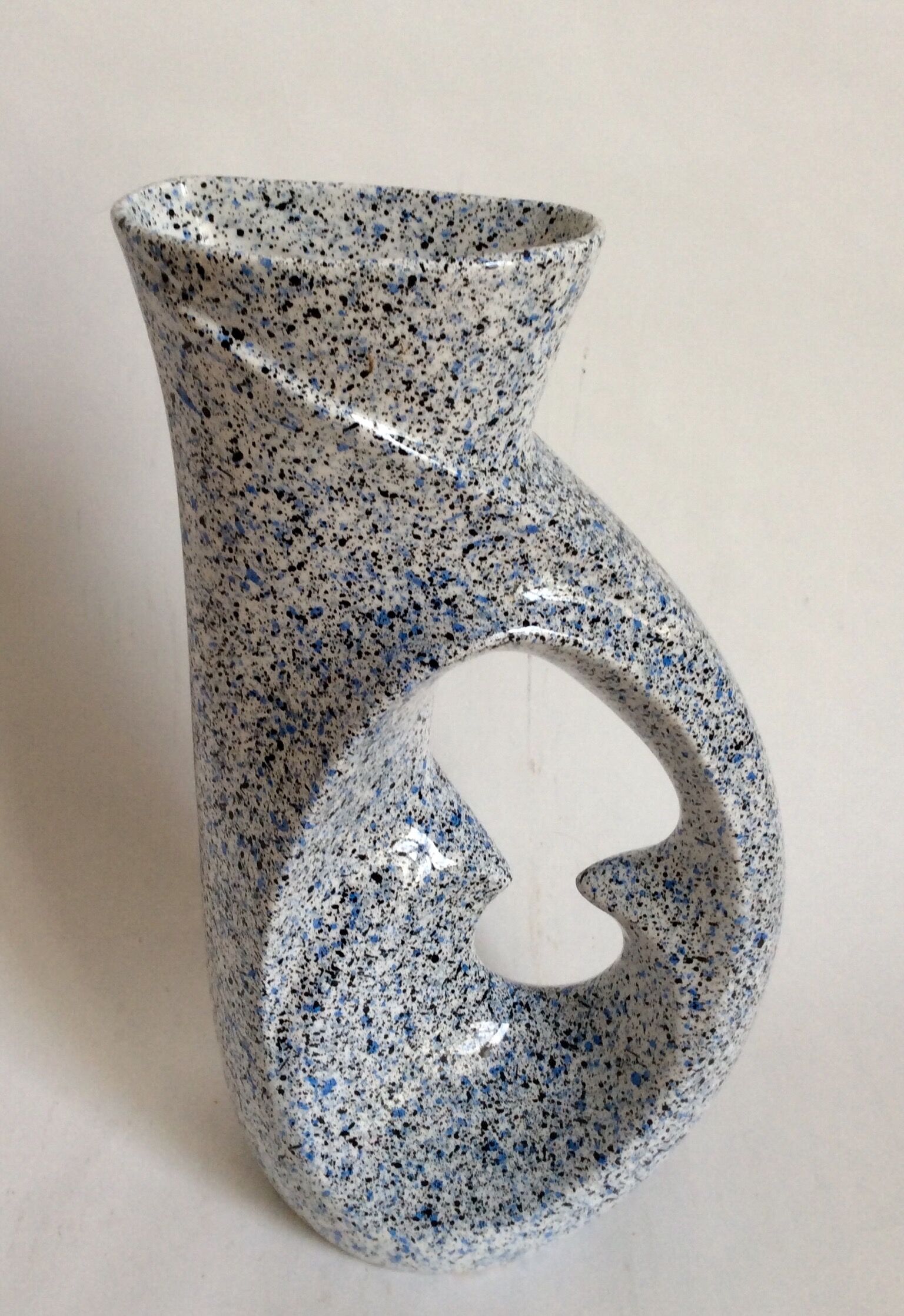 Vase ceramic by Roberto Rigon, Italy 70 years
