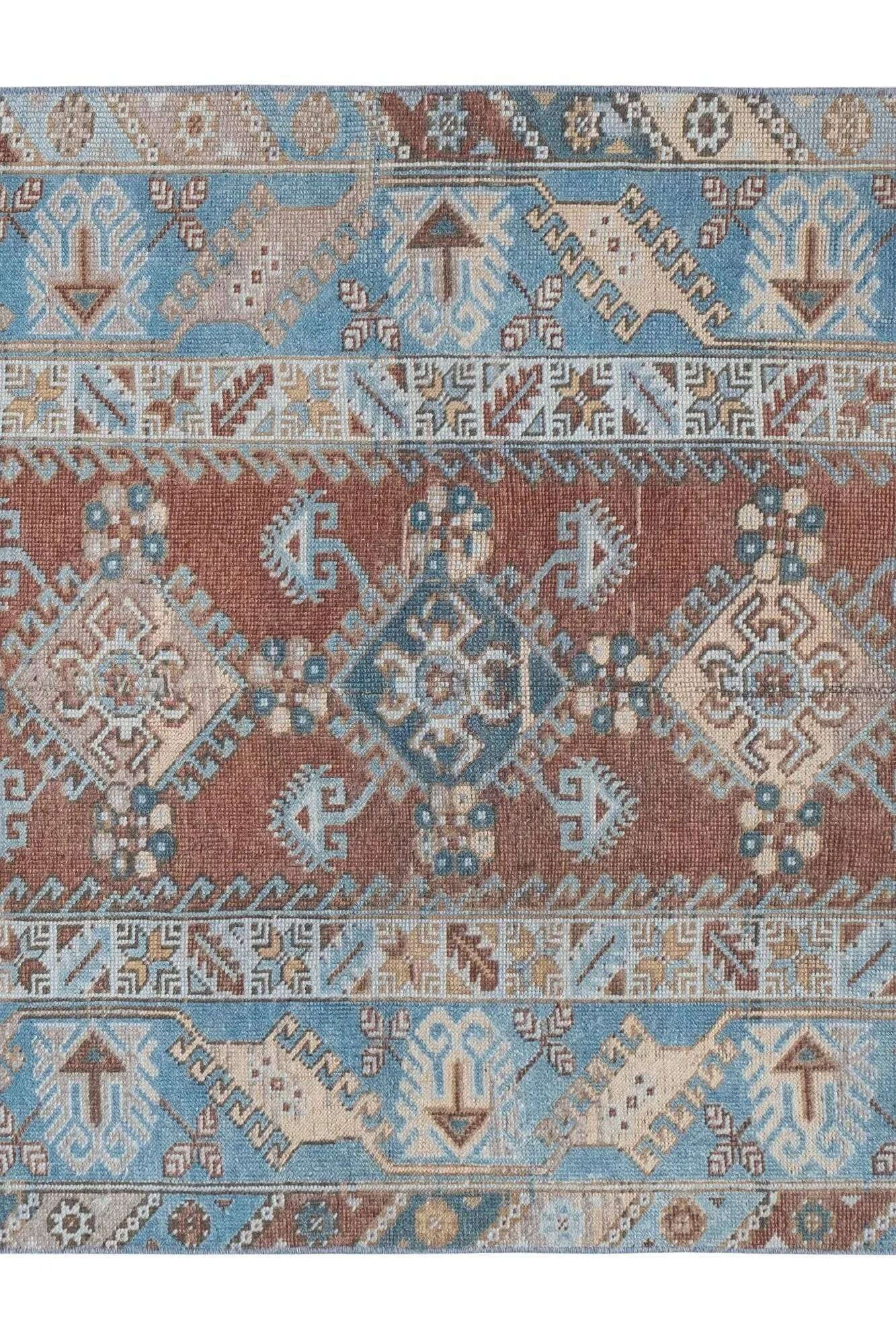 Vintage Turkish Oushak rug 117x186 cm