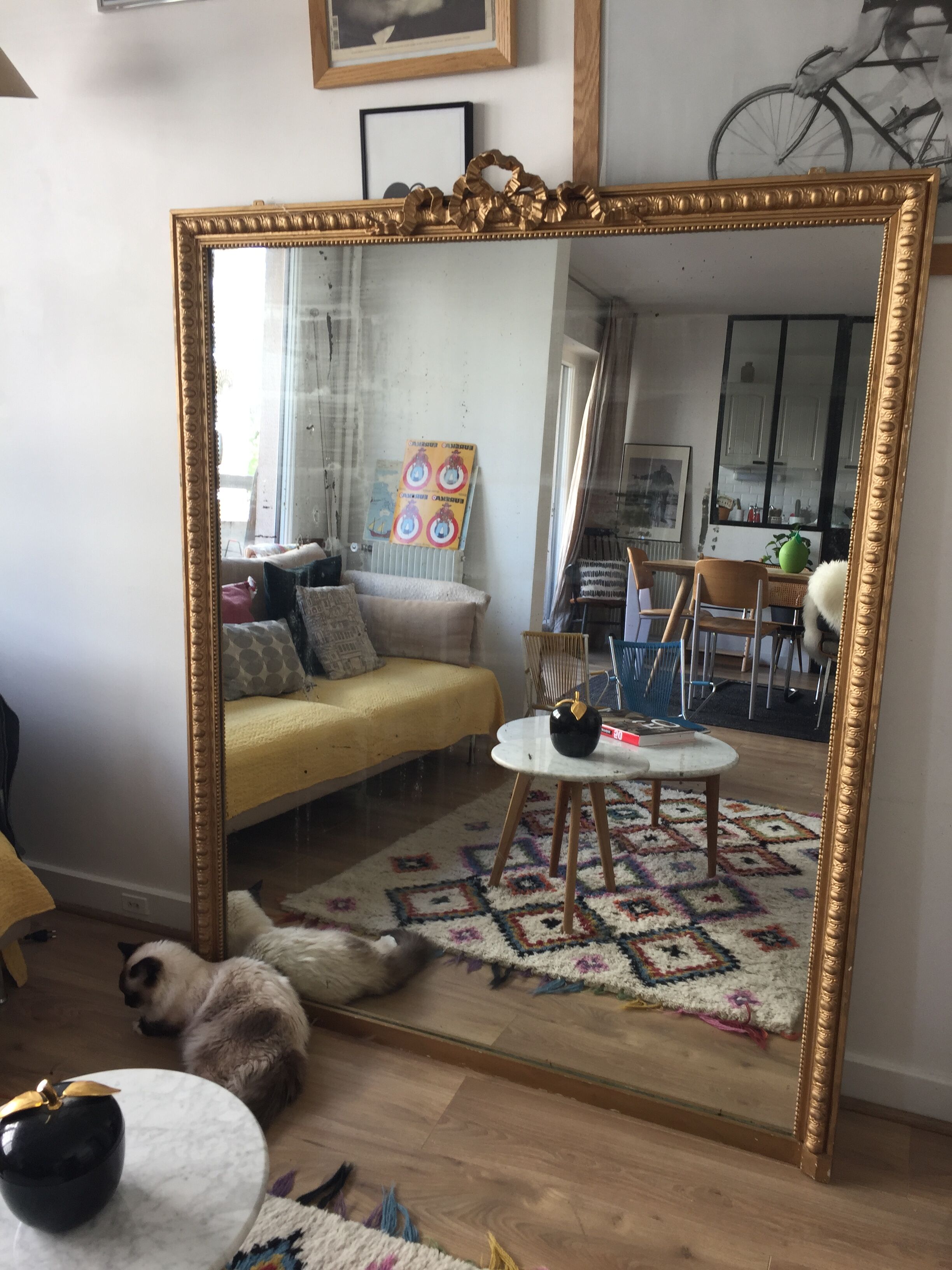 Louis Philippe style mirror 123x154cm