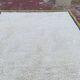 Large Moroccan Berber rug in cream 400x250 cm – yellow and blue border