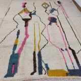 Handmade moroccan berber carpet 293 x 187 cm