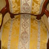 Fauteuil Voltaire en acajou, XIXème siècle