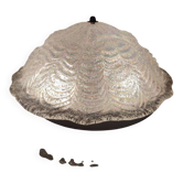 Lustre en verre de Murano irisé italien, 1970