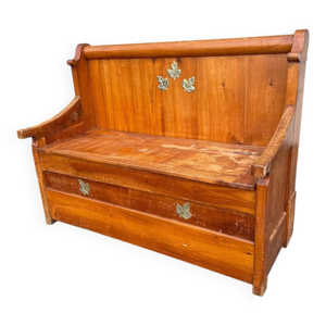 Banc coffre vintage en