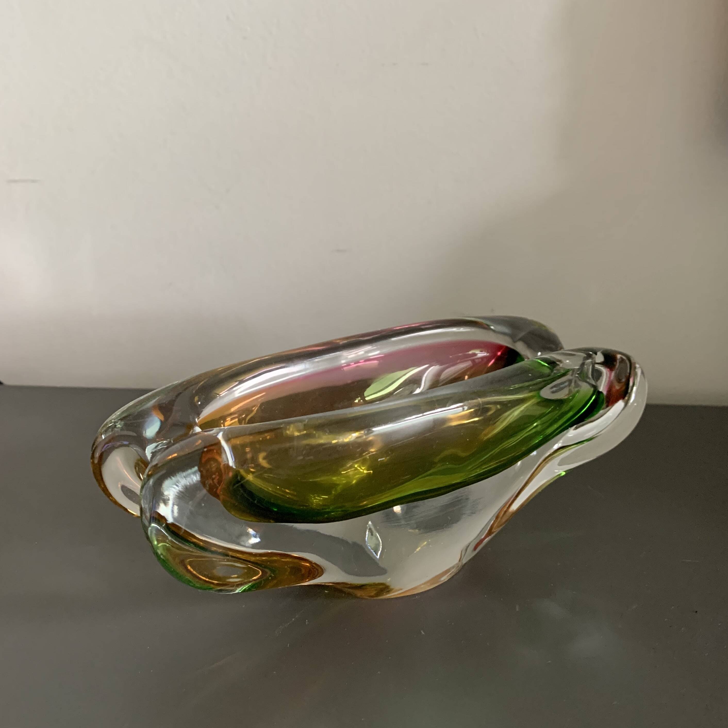Astray by Josef Rozinek for Novy Bor Glassworks, 1960s
