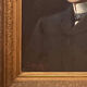Huile sur toile - portrait homme