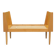 Bed frame ash, Danish design, 1960s, production: Denmark