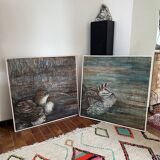 Duo de tableaux par Valérie Bidaud