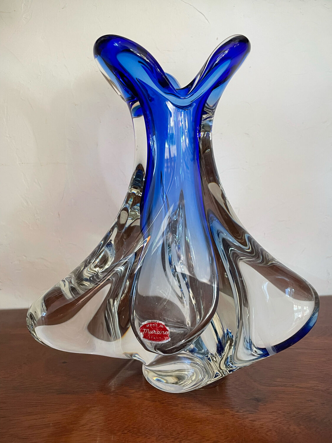 Murano glass vase circa 1960