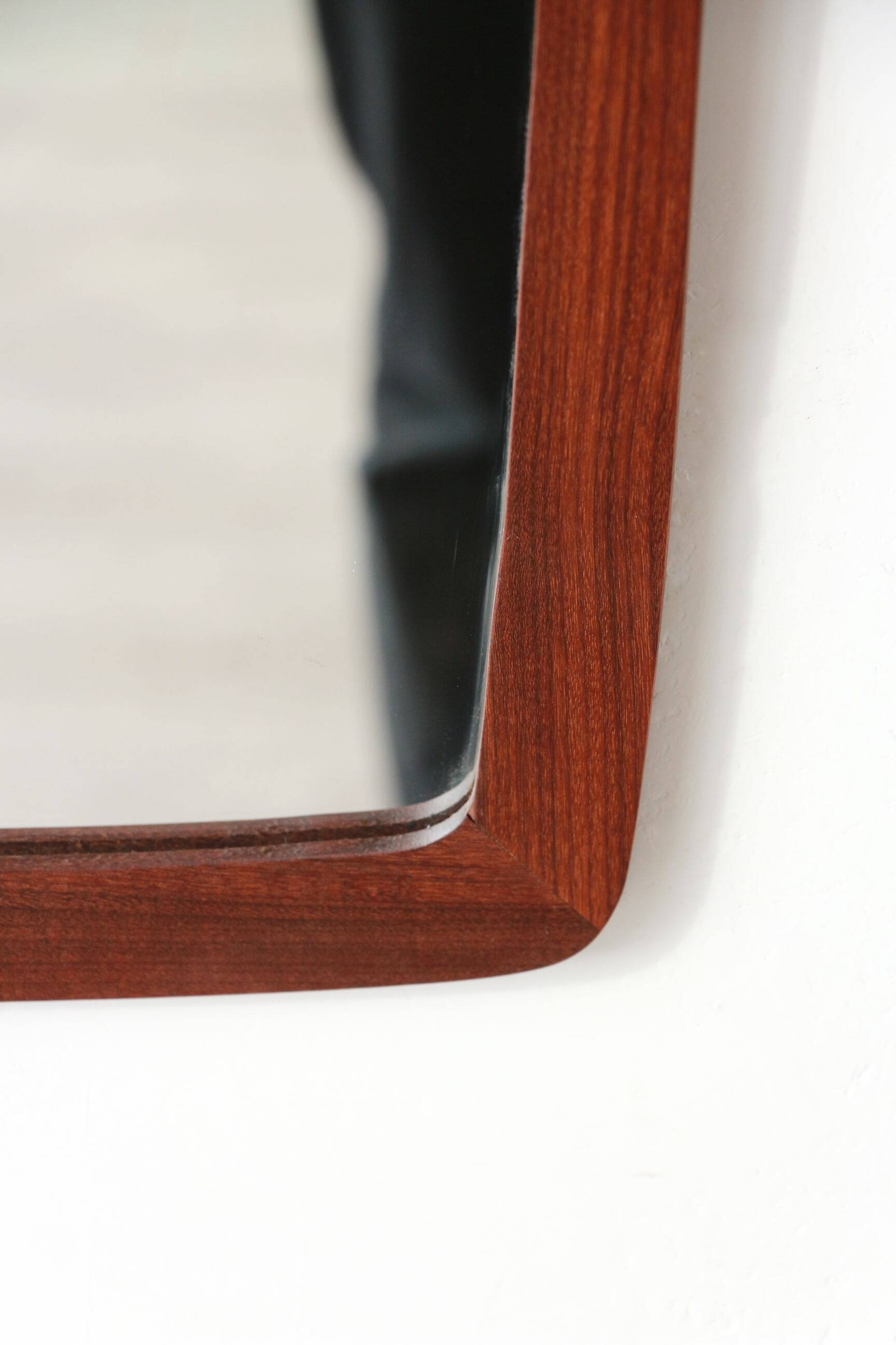 Free form mirror - teak - scandinavian - 14.09.23.01