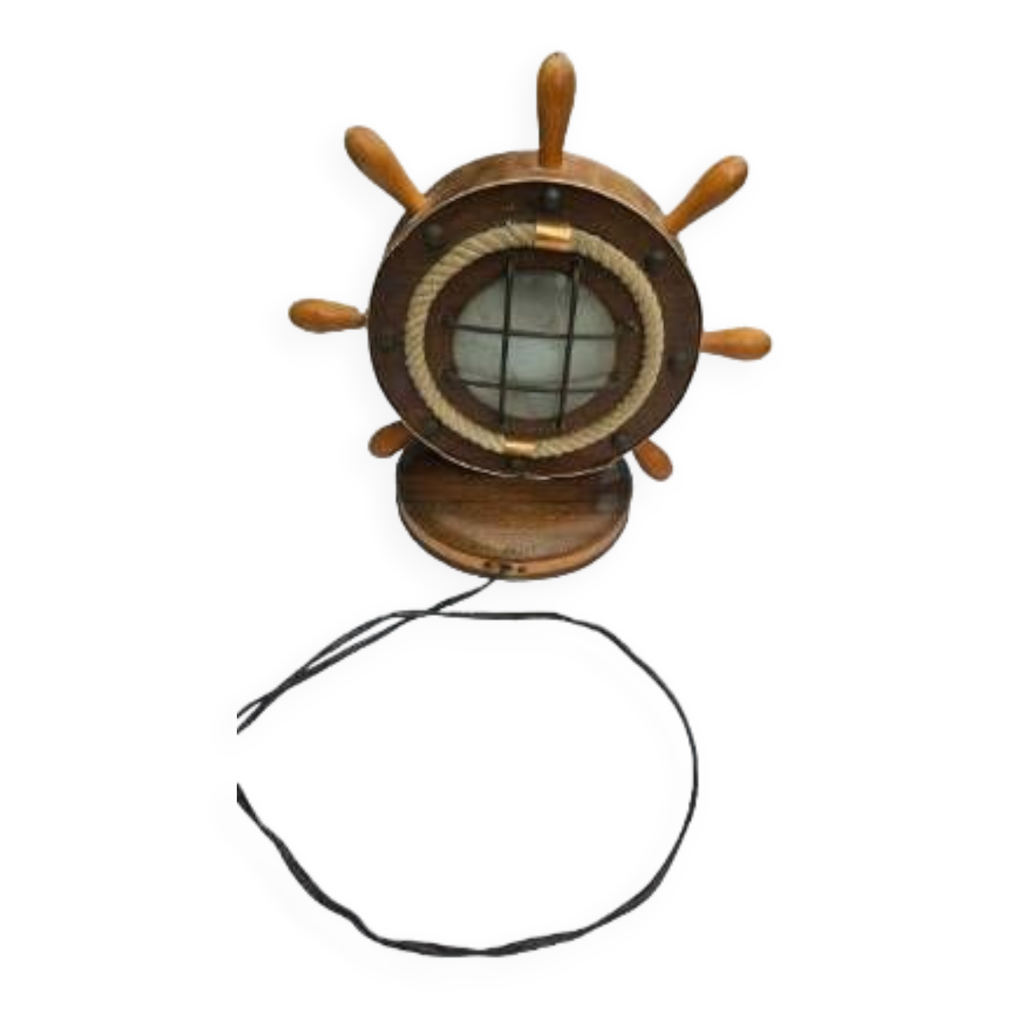 Vintage Boat Rudder Bar Lamp