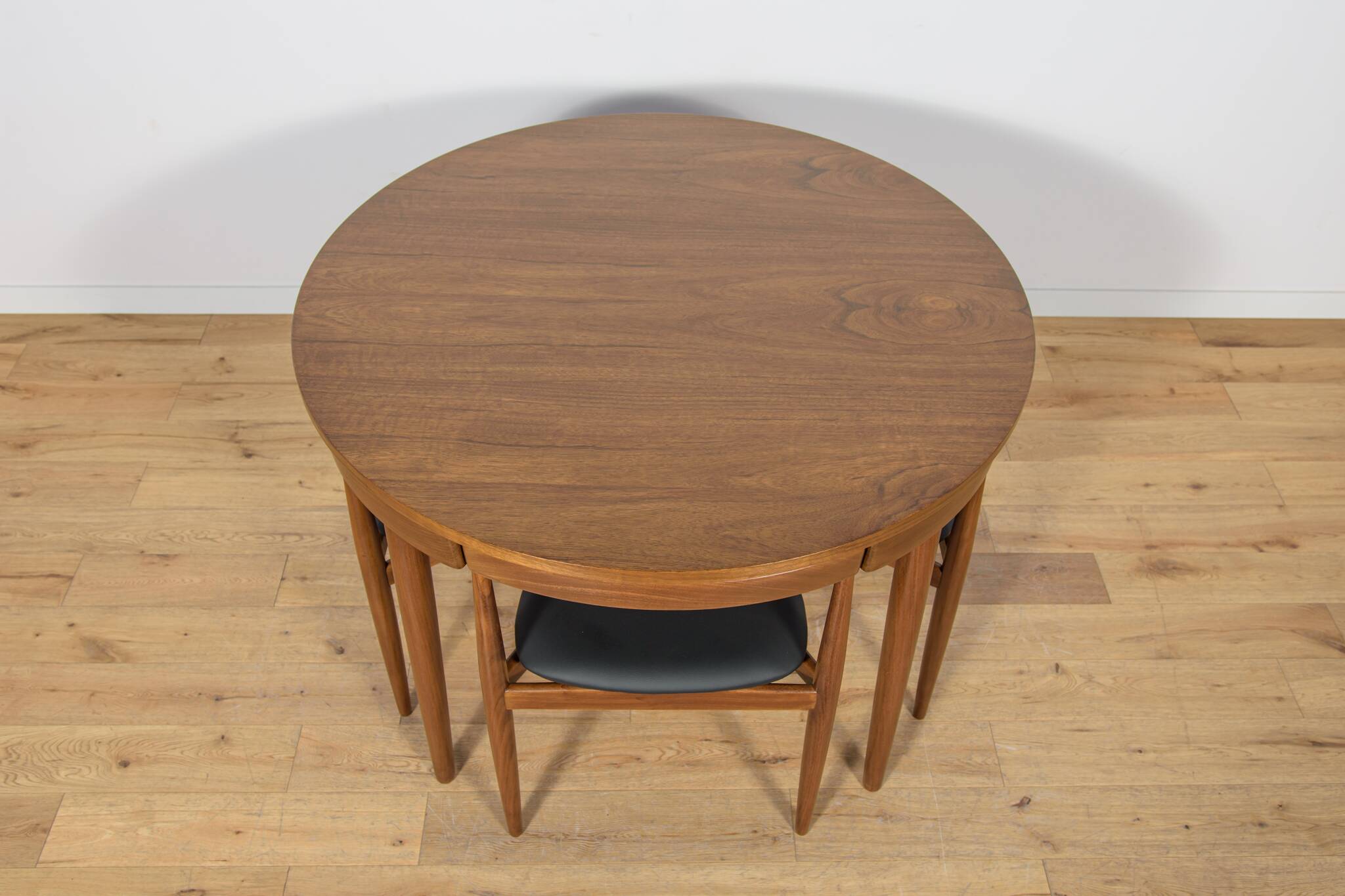 Mid-Century Teak Dining Table and Chairs Set by Hans Olsen for Frem Røjle,
