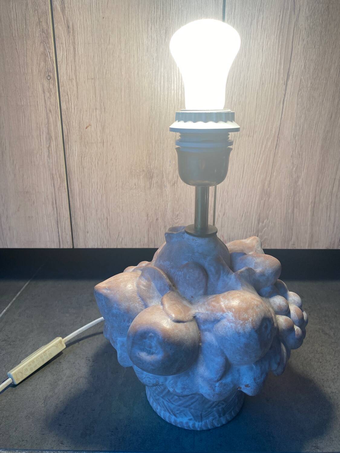 Fruit basket lamp base