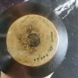 Ancient Danish ball vase signed Just andersen