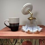 Art Deco tulip wall light