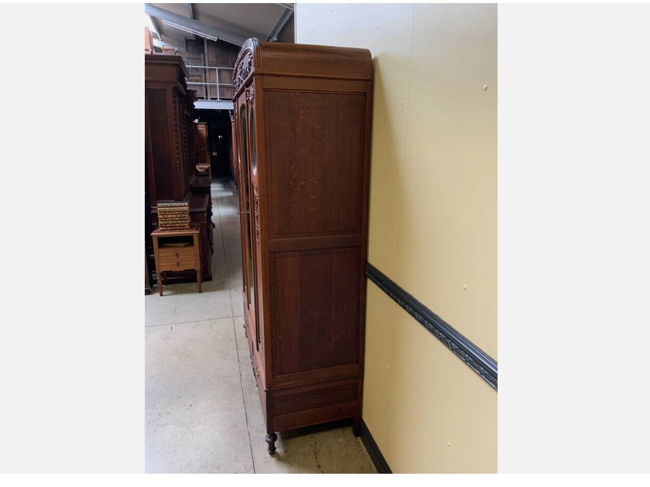 Antique Art Nouveau wardrobe