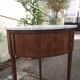 Console d'angle de style Louis XV marquetée début XXème