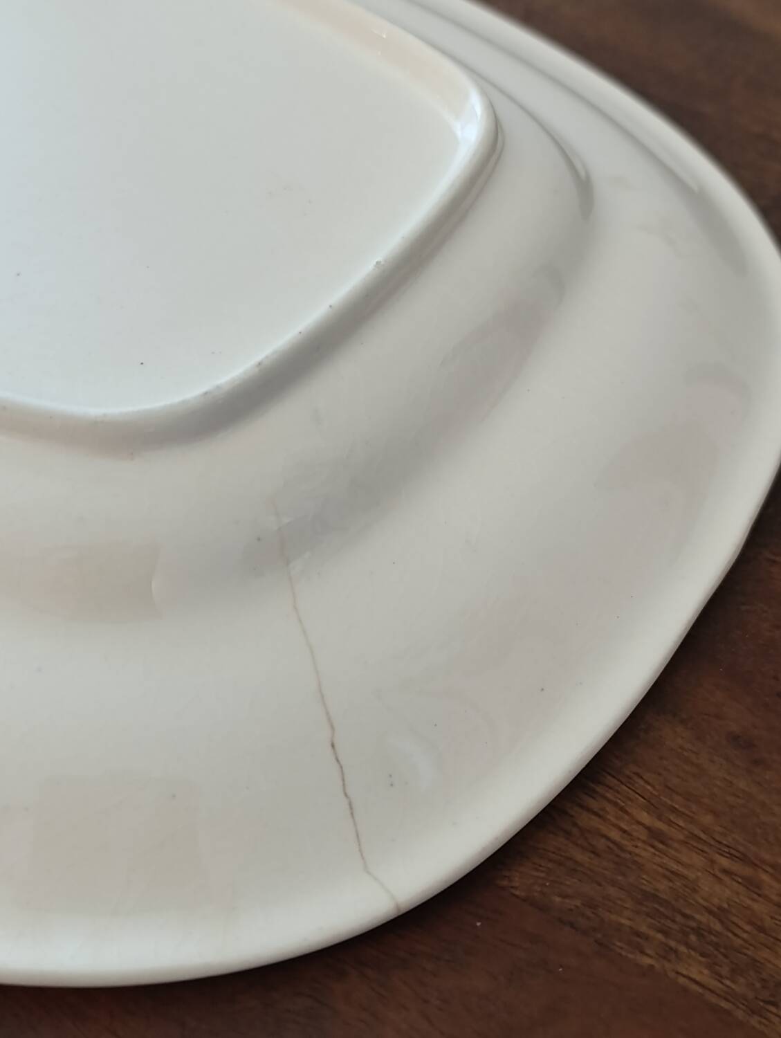 Large rectangular Villeroy & Boch "Rusticana" platter - Crack