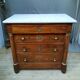 Commode empire à demi colonne
