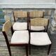 4 chaises design vintage 70/80