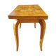 Table portefeuille placage bois années 50