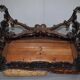 Antique walnut library table by Angiolo Barbetti