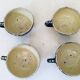 Old Marnaz terracotta cups