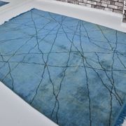 Turqouise Vintage Handmade Hemp Rug sku 3001