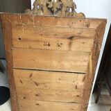 Mirror trumeau wood and plaster, early 20th