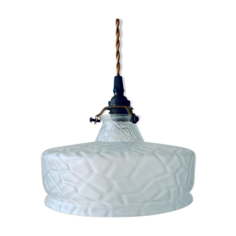 Vintage glass pendant lamp