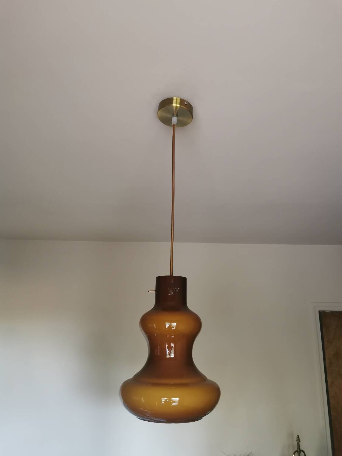 Murano glass pendant lamp Missimo Vignelli