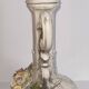 Pichet décoratif vintage en céramique italienne à décor floral en relief