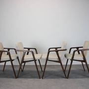 Set of 4 Lolita Dining Chair with Arms by Porada, 21st Century