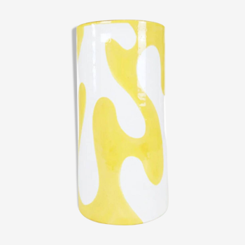 Tube vase - yellow