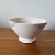 Old Faience Bowl SARREGUEMINES Rose Decoration