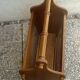 porte revue  bois et cannage, vintage