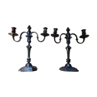 2 candelabras late nineteenth century