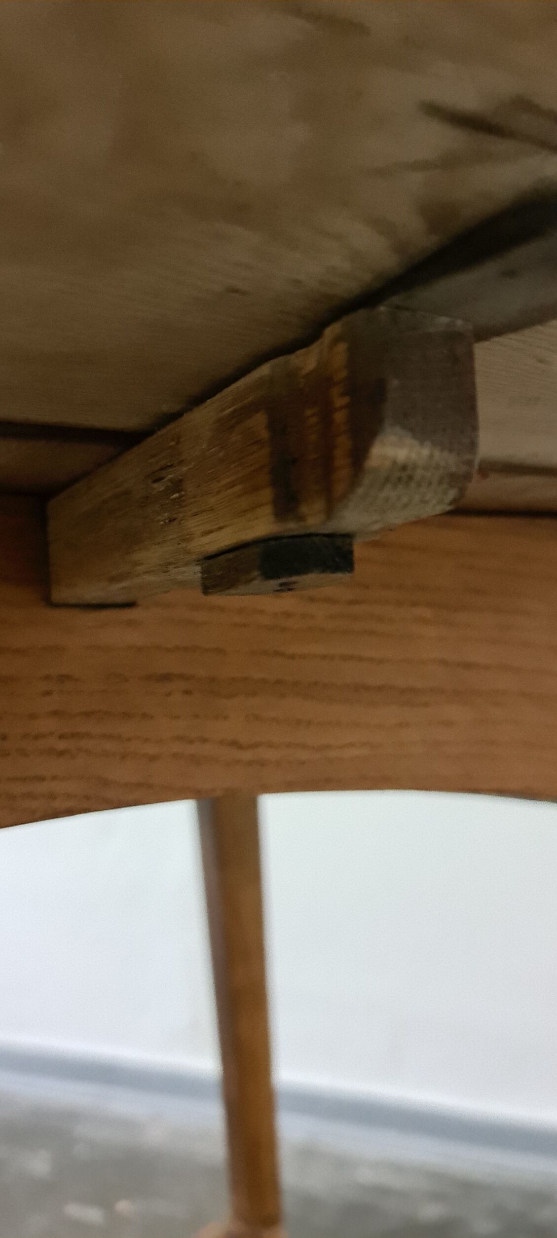 Vintage oak folding table