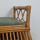 1960s rattan storage bench