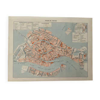 Old map of Venice – 1930