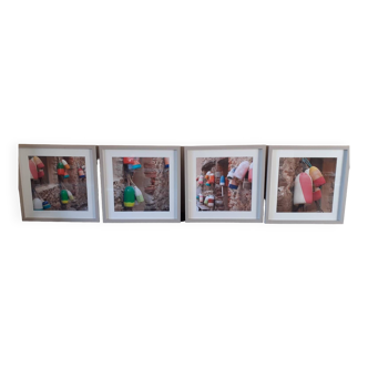 Different color cork photo frame