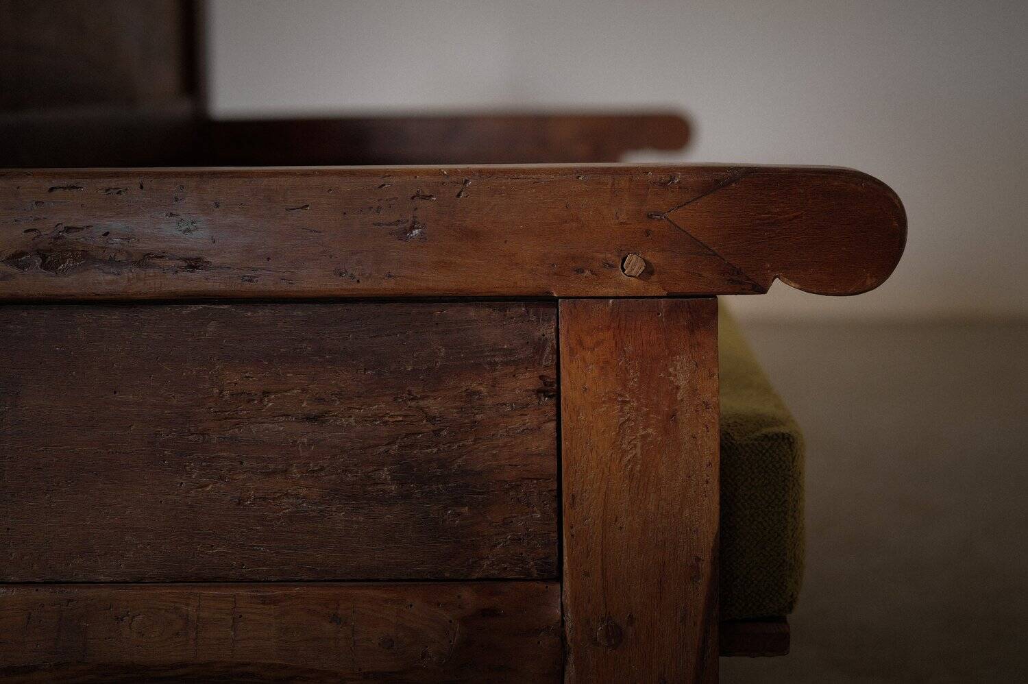 Mountain bench, folk art, 1800