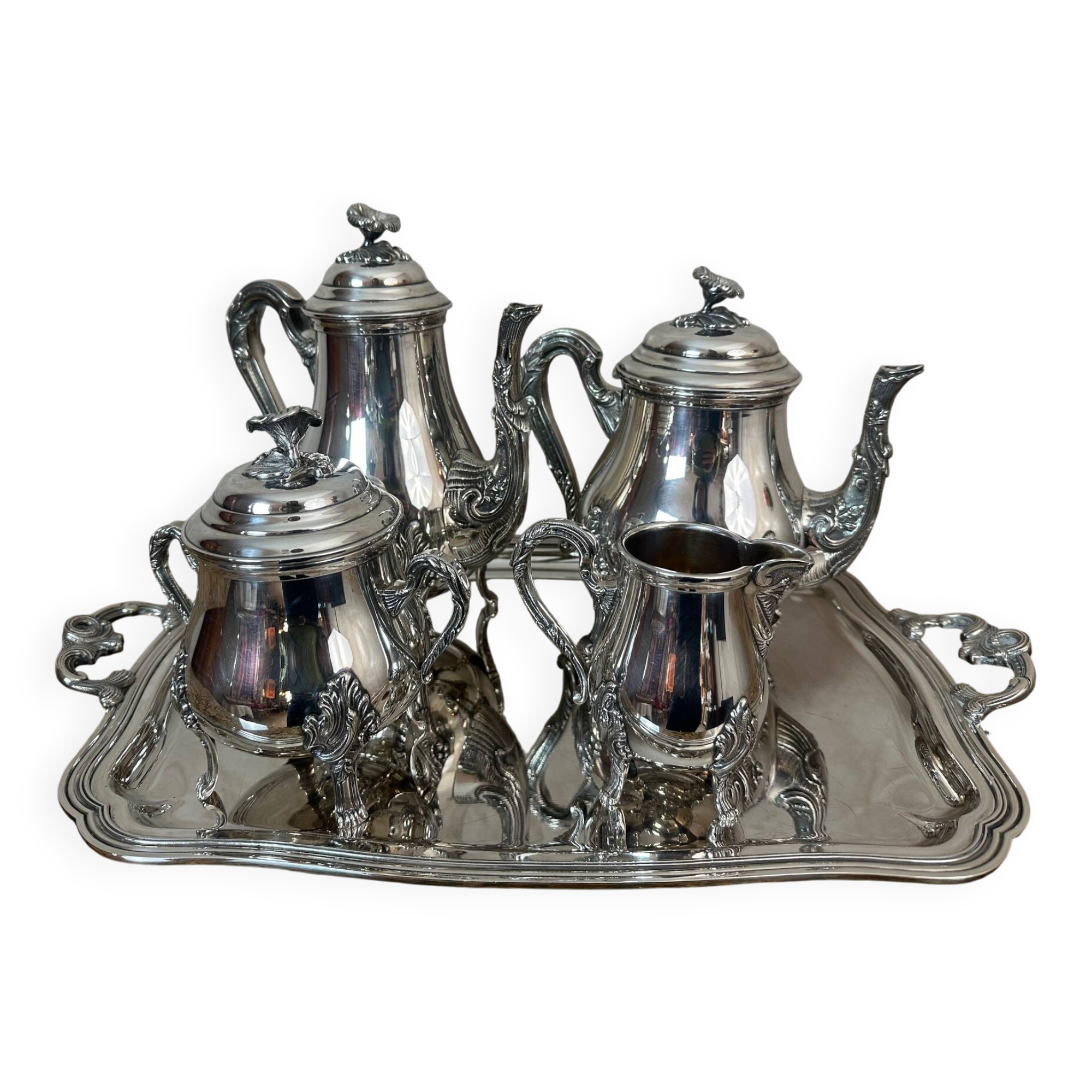 Silver-plated service