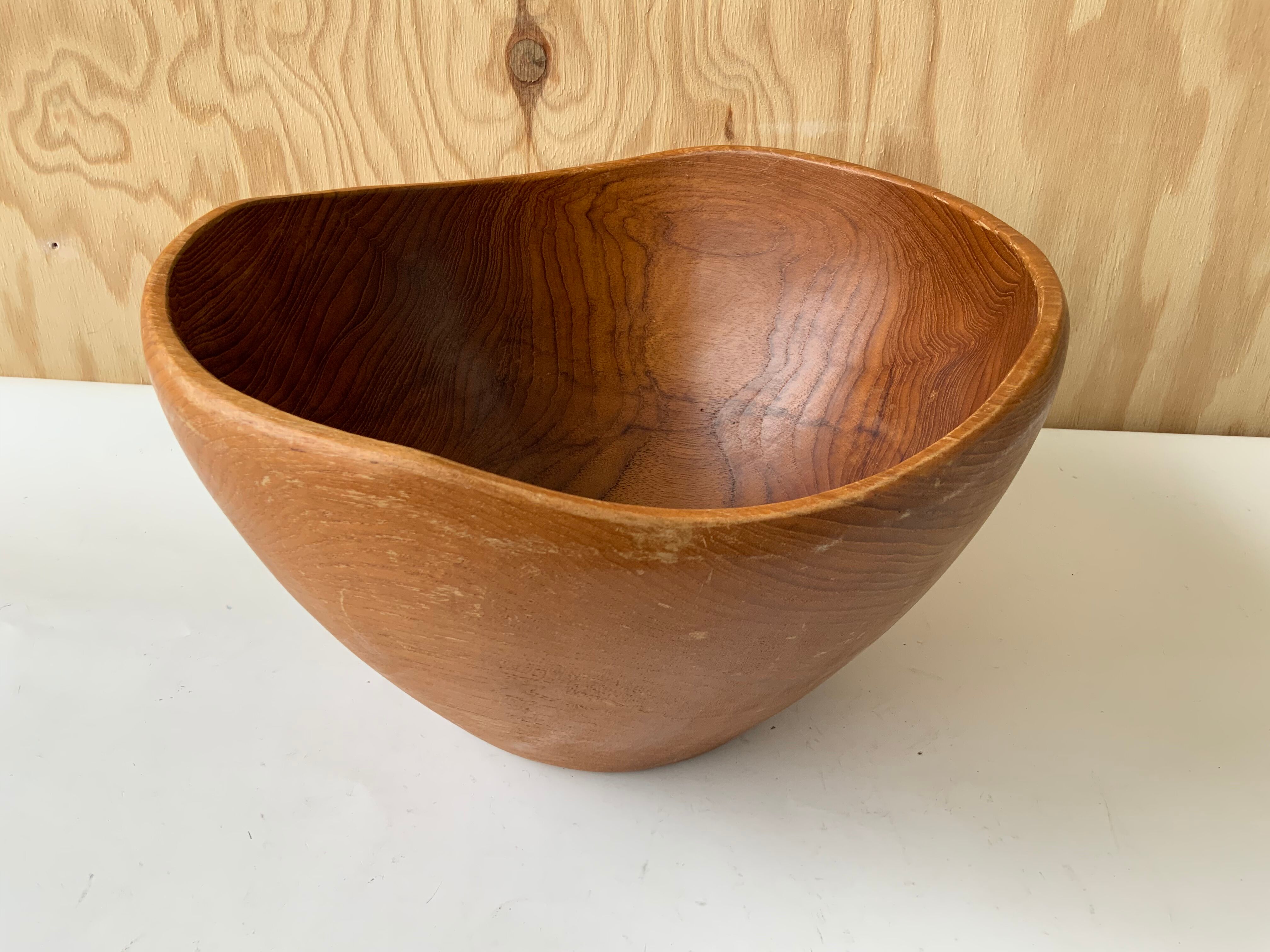 Scandinavian teak salad