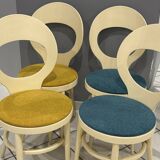Set of 4 chairs from Baumann, Mouette model, vintage 1970