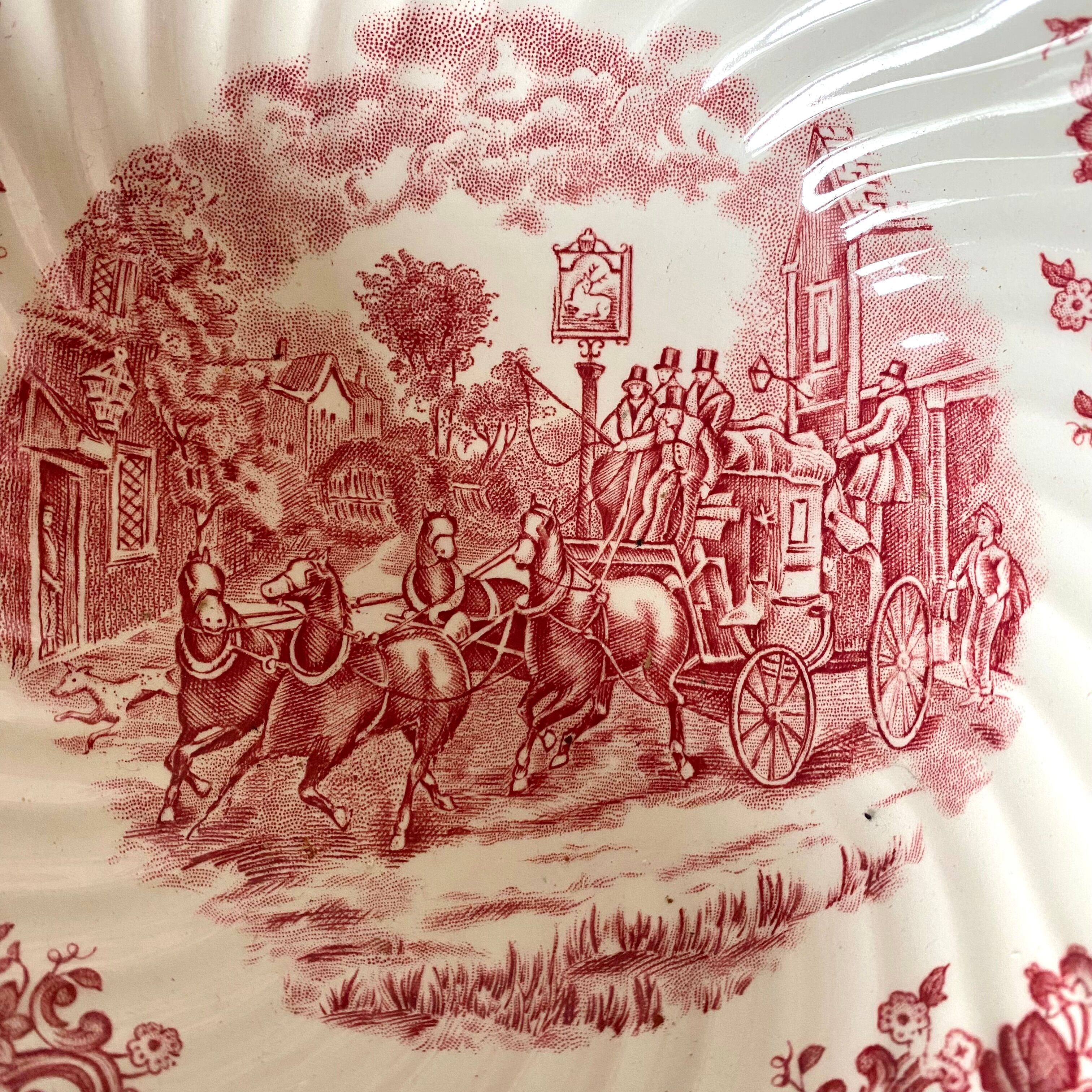 Johnson brother english porcelain cups and salad bowl