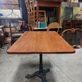 Table de bistrot en fonte 1m