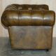 Ensemble vintage Chesterfield salon 3 pièces cuir